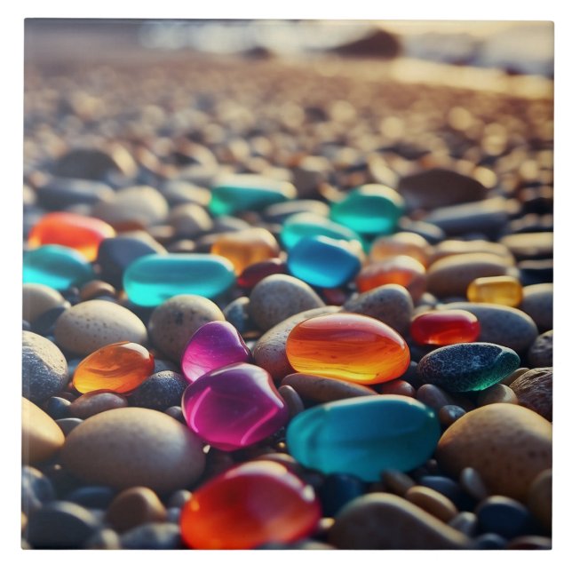 Keramiska plattor för havsstenar kakelplatta (Framsidan)