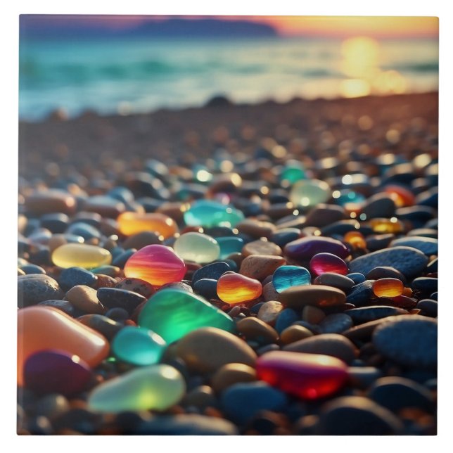 Keramiska plattor för havsstenar kakelplatta (Framsidan)