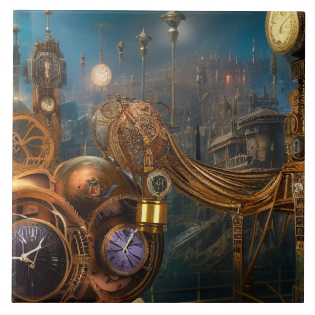 Keramiska plattor för industriellt futuristiska kakelplatta (Framsidan)