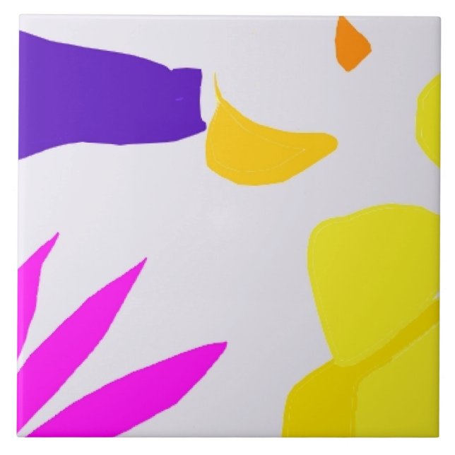 Keramiska plattor för konstnärlig sammansättning kakelplatta (Framsidan)