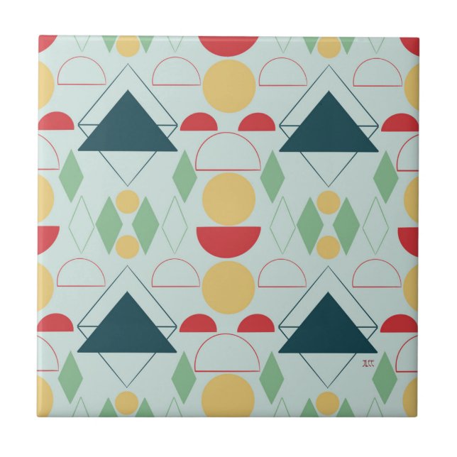 Keramiska plattor för magiska minnen-Modet Kakelplatta (Framsidan)