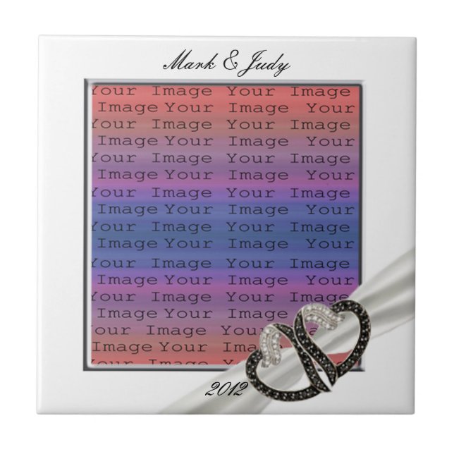 Keramiska plattor för svart och vit romb kakelplatta (Framsidan)