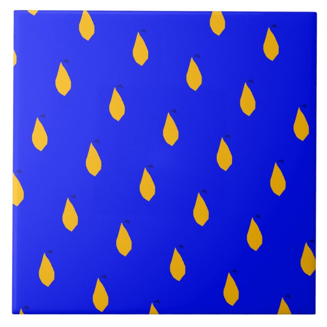 Keramiska plattor för träd-frukter kakelplatta (Framsidan)