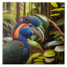 Keramiska plattor för tropiska fåglar kakelplatta