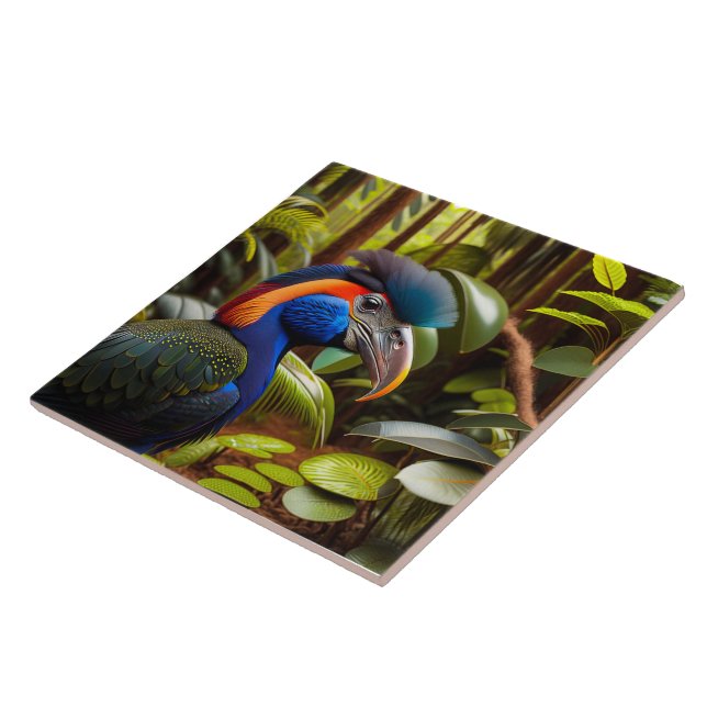 Keramiska plattor för tropiska fåglar kakelplatta (Sidan)