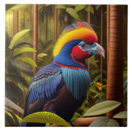 Keramiska plattor för tropiska fåglar kakelplatta