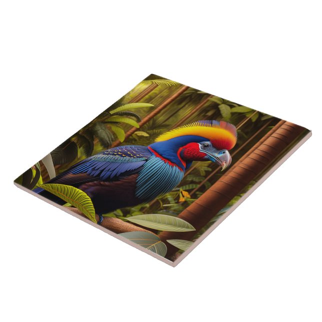 Keramiska plattor för tropiska fåglar kakelplatta (Sidan)