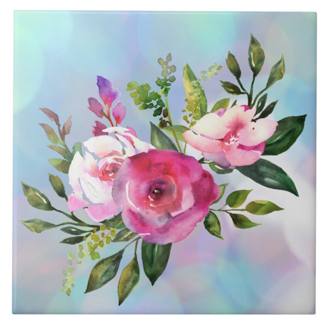 Keramiska plattor för vattenfärger kakelplatta (Framsidan)