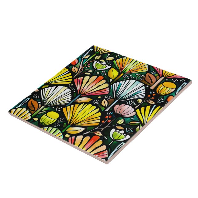 Keramiska plattor för växtdesign kakelplatta (Sidan)