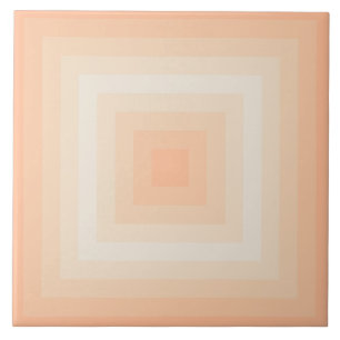 Keramiska plattor i Fuzzy Peach Pristine-fyrkanter Kakelplatta