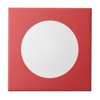 Keramiska plattor i vit cirkel kakelplatta