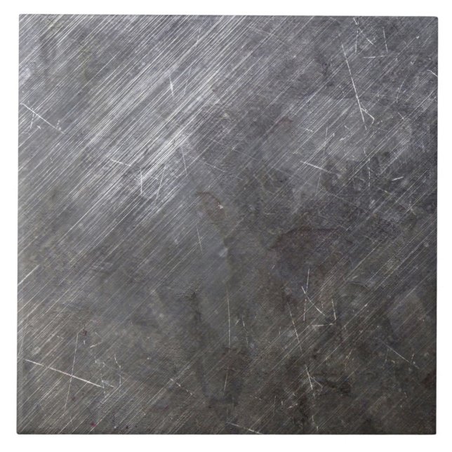 Keramiska plattor- Industriellt Grått Metall Moder Kakelplatta (Framsidan)