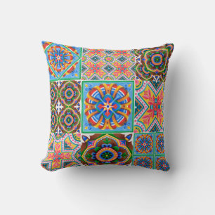 Keramiska plattor, majolica, ornamentabstrakt,arab kudde