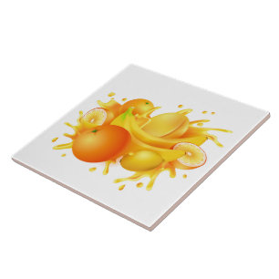 Keramiska plattor/trivet-frukt, keramiska plattor kakelplatta