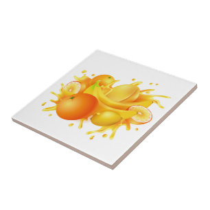 Keramiska plattor/trivet-frukt, keramiska plattor kakelplatta