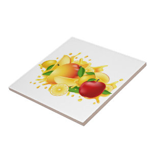 Keramiska plattor/trivet-frukt, keramiska plattor kakelplatta