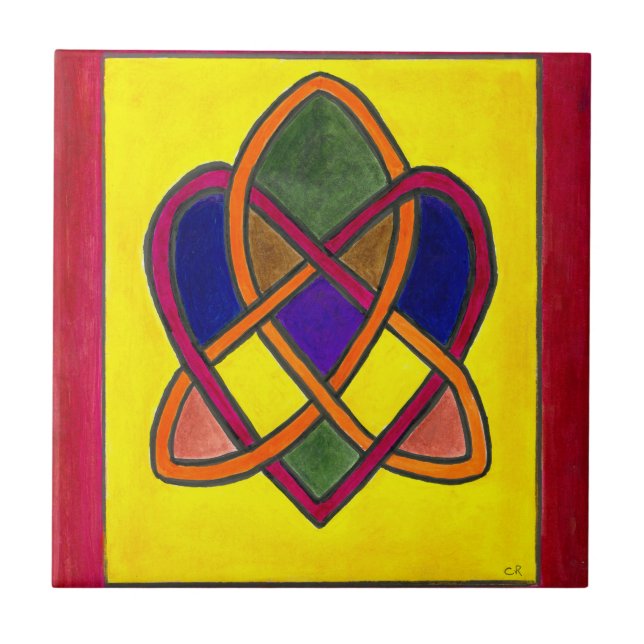 Keramiska plattor Underlägg (Framsidan)