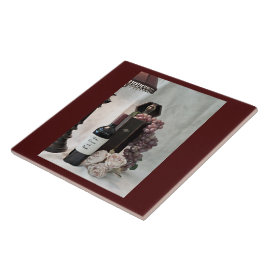 Keramiska plattor, Vin, druvor och Ro Kakelplatta