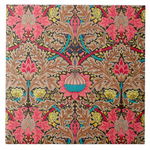 Keramiska plattor William Morris-design 028 Kakelplatta