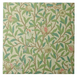 Keramiska plattor William Morris-design 09 Kakelplatta