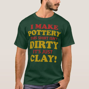 keramiska potter 11 för keramiska presenthantverks t shirt
