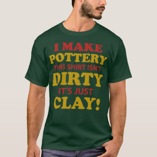 keramiska potter 11 för keramiska presenthantverks t shirt