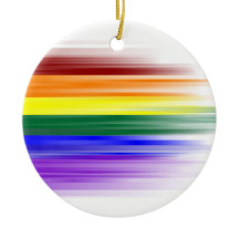 Keramiska prydnadar för regnbågeflagga