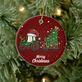 Keramiska prydnadsföremål i Cute God jul Träd Julgransprydnad Keramik