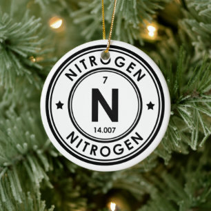Keramiska prydnadsföremål i Nitrogen Inslag Julgransprydnad Keramik