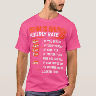 Keramiska tekniker, timtaxering för nuny keramiska t shirt