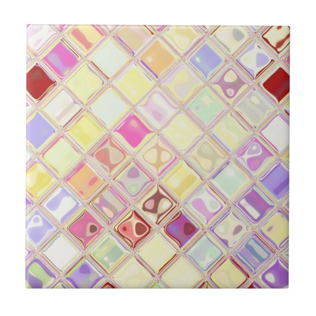 Keramiska WWB BELÄGGER MED TEGEL eller trivet för Kakelplatta (Framsidan)