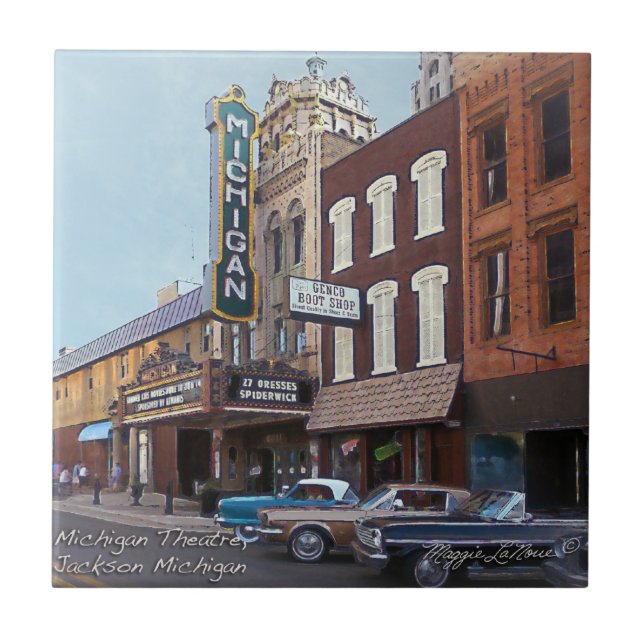 Keramiskt belägga med tegel - den Michigan Kakelplatta (Framsidan)