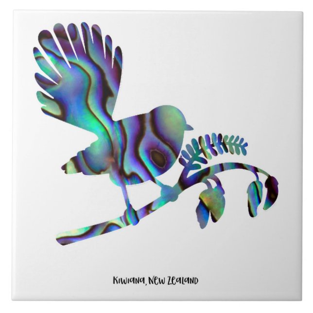 Keramiskt belägga med tegel Kiwiana väggkonst Kakelplatta (Framsidan)