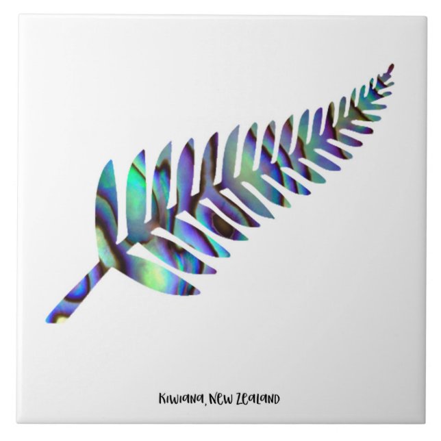 Keramiskt belägga med tegel Kiwiana väggkonst Kakelplatta (Framsidan)