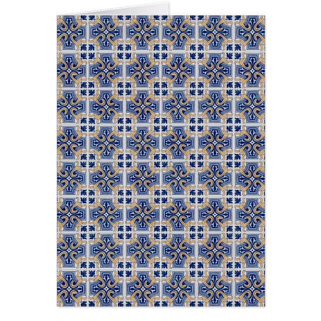 Keramiskt belägger med tegel hälsningskort (Framsidan)