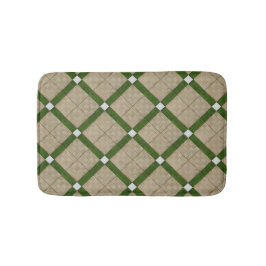 Keramiskt hårdna diagonalen belägger med tegel badrumsmatta