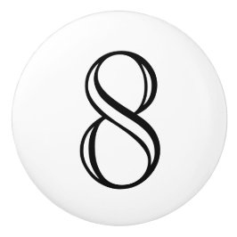 Keramiskt nummer knopp