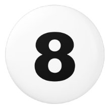 Keramiskt numrera knoppen