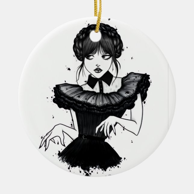 keramiskt ornament (Framsidan)