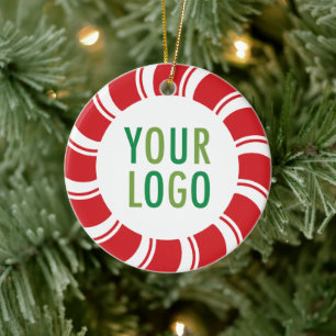 Keramiskt ornament med Logotyp Peppermynt Candy ca