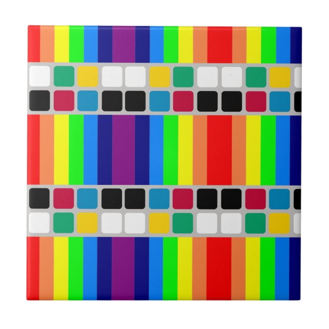 Keramiskt plattfärgat Färg Kakelplatta (Framsidan)