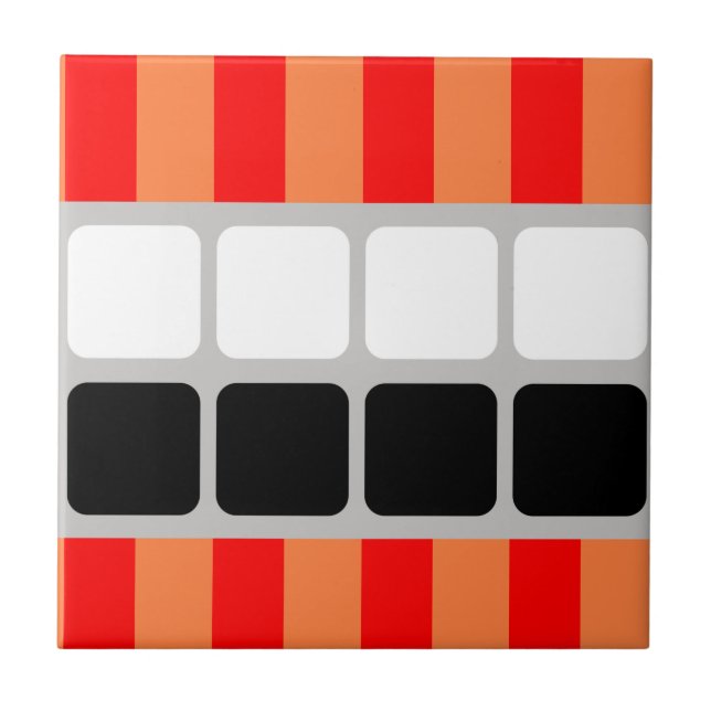 Keramiskt plattfärgat Färg Kakelplatta (Framsidan)