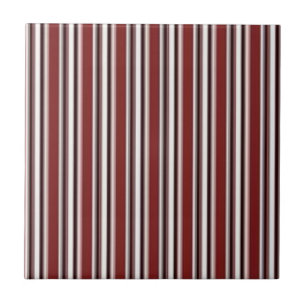Keramiskt plattfärgat Färg Rand Burgundy Kakelplatta