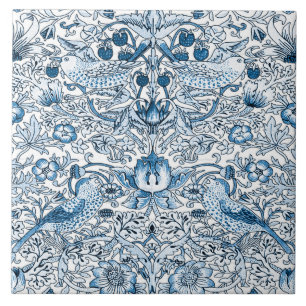 Keramiskt plattgods William Morris-design 013 Kakelplatta