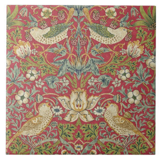 Keramiskt plattgods William Morris-design 015 Kakelplatta