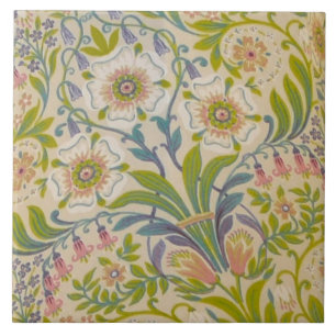 Keramiskt plattgods William Morris-design 025 Kakelplatta