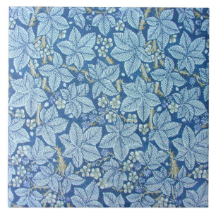 Keramiskt plattgods William Morris-design 02 Kakelplatta