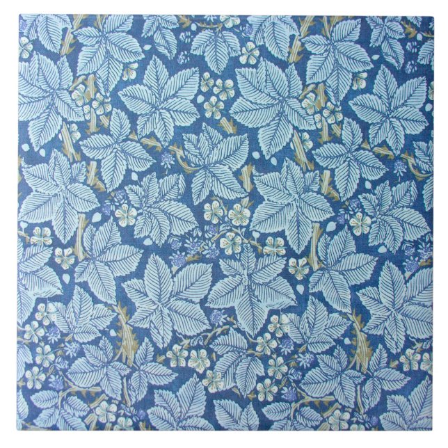 Keramiskt plattgods William Morris-design 02 Kakelplatta (Framsidan)
