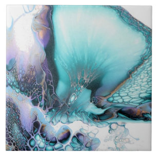 Keramiskt plattor - Abstrakt Alcohol Bläck Giclee Kakelplatta