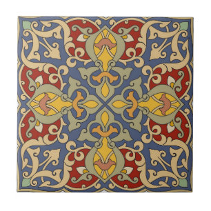 Keramiskt plattor - Arabesque Traditional Mönster Kakelplatta